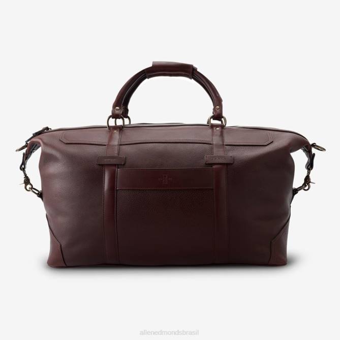 Allen Edmonds unissex coleção de couro de sela - mochila 68T8D590 Pimenta