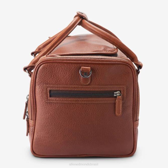 Allen Edmonds unissex coleção de grãos americana - mochila com zíper meia lua 68T8D381 bronzeado