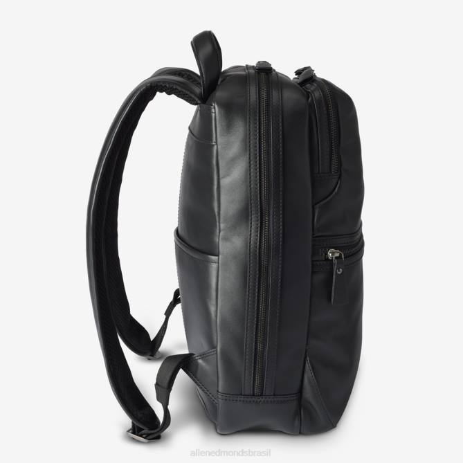 Allen Edmonds unissex mochila de couro 68T8D378 couro preto