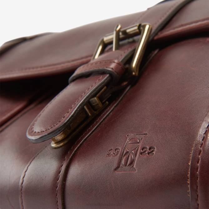 Allen Edmonds unissex coleção de couro de sela - maleta de aba dupla 68T8D589 marrom café