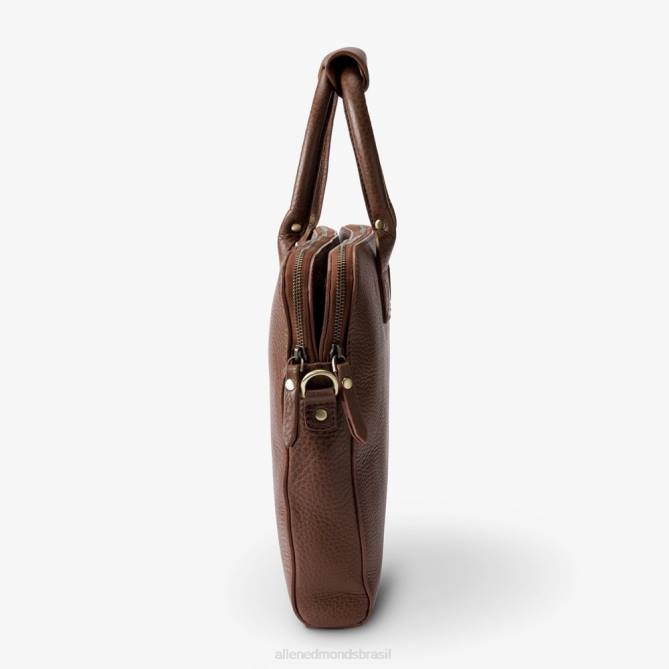Allen Edmonds unissex pasta de couro fina 68T8D333 couro de pimentão