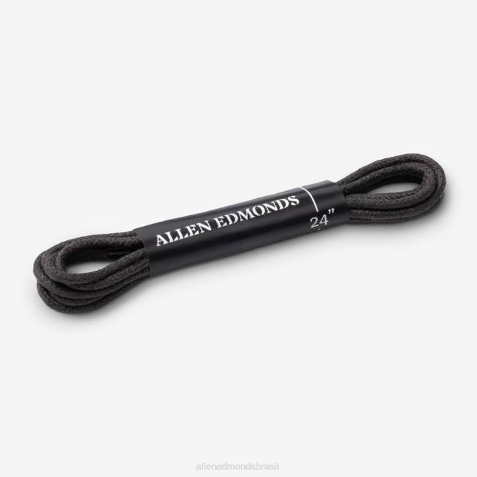 Allen Edmonds unissex cadarços de substituição vitrificados redondos médios 68T8D632 marrom