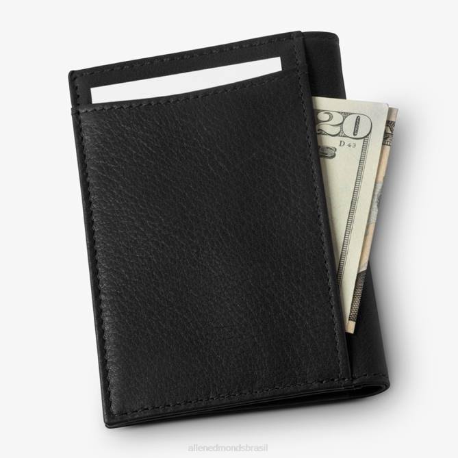 Allen Edmonds unissex caixa de cartão rfid vachetta com porta-identificação 68T8D582 preto