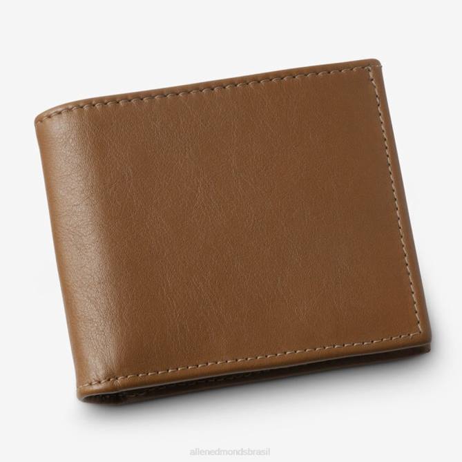 Allen Edmonds unissex carteira executiva rfid vachetta 68T8D401 noz marrom