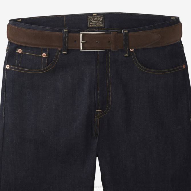 Allen Edmonds unissex cinto de camurça avenida 68T8D308 marrom