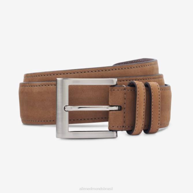 Allen Edmonds unissex cinto de camurça básico largo 68T8D306 bronzeado