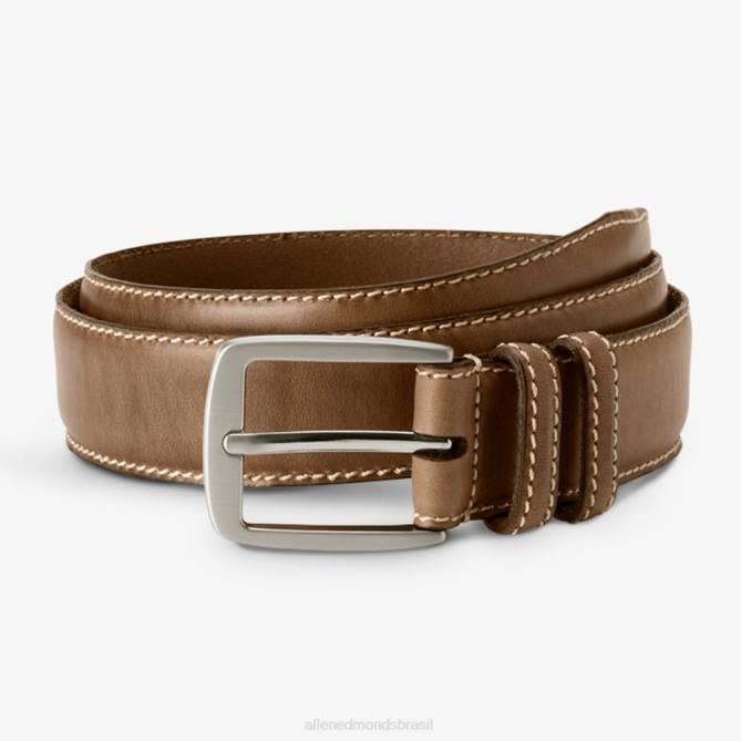 Allen Edmonds unissex cinto de couro cromexcel casual yukon 68T8D304 natural