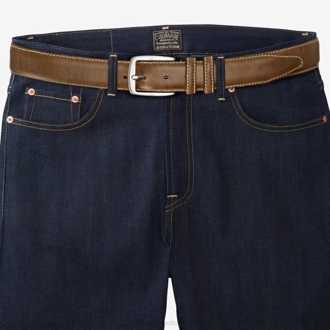 Allen Edmonds unissex cinto de couro cromexcel casual yukon 68T8D304 natural