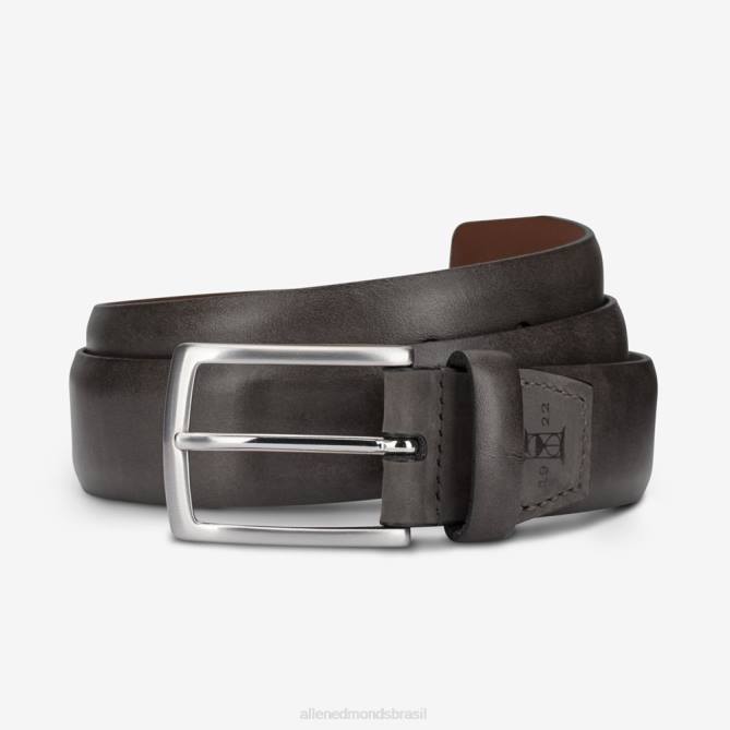 Allen Edmonds unissex cinto de vestido avenida de vidro 68T8D557 cinza carbono