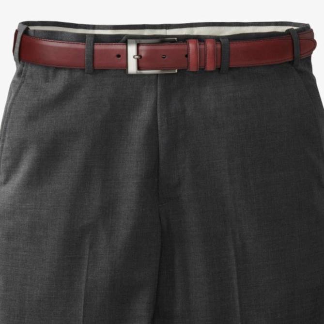Allen Edmonds unissex cinto de vestido básico largo 68T8D547 sangue de boi
