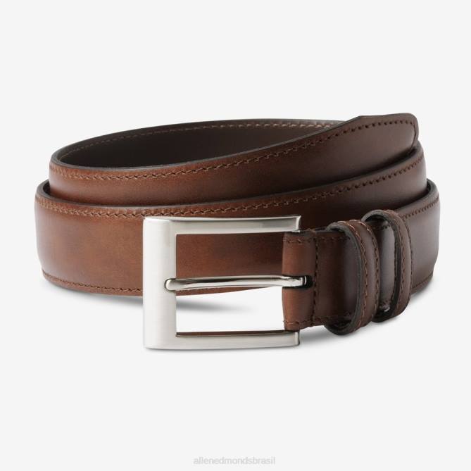 Allen Edmonds unissex cinto de vestido básico largo 68T8D549 couro de pimentão