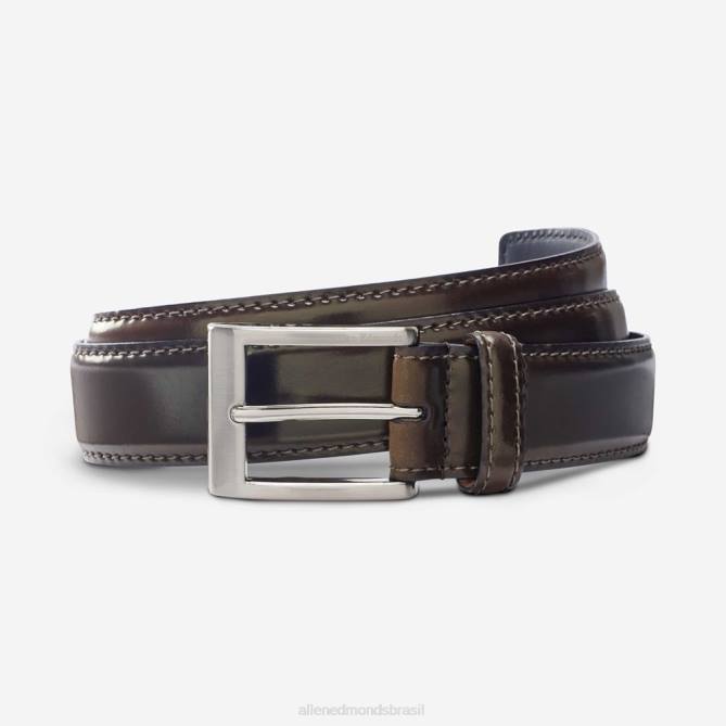 Allen Edmonds unissex cinto de vestido cordovan avenue ii 68T8D558 marrom