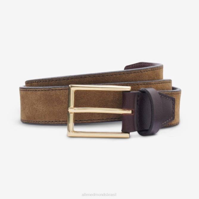 Allen Edmonds unissex cinto de vestido cyrus avenue 68T8D567 noz marrom