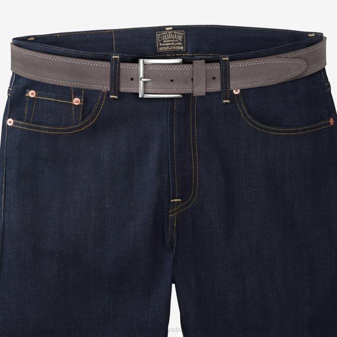 Allen Edmonds unissex cinto de vestido de camurça bourbon street 68T8D572 estanho