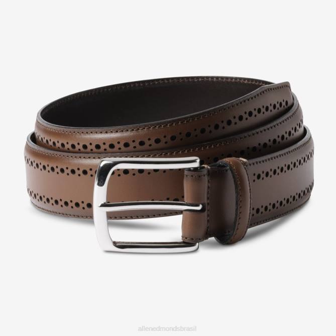 Allen Edmonds unissex cinto de vestido manistee 68T8D544 Couro Marrom