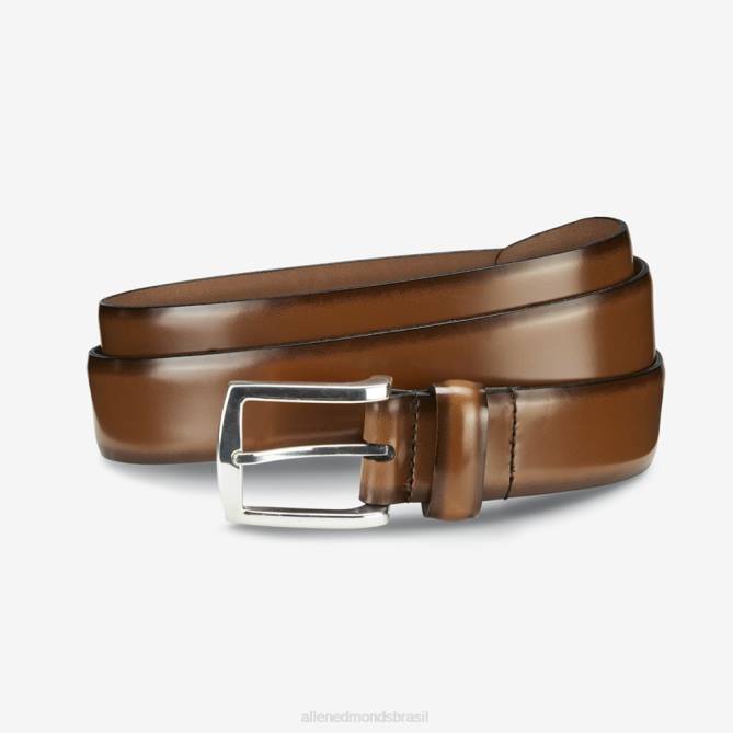 Allen Edmonds unissex cinto de vestido midland avenue 68T8D561 noz marrom