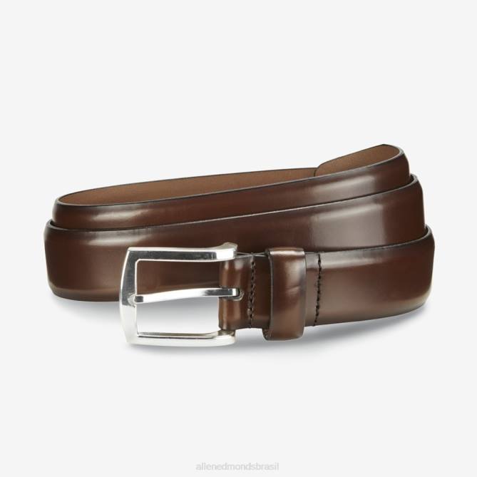 Allen Edmonds unissex cinto de vestido midland avenue 68T8D563 marrom café