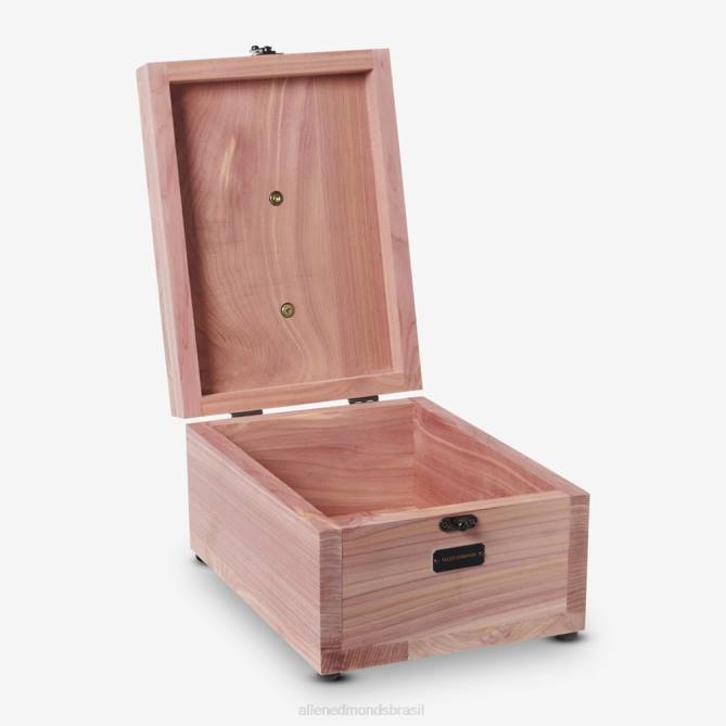 Allen Edmonds unissex caixa de manobrista de cedro 68T8D416 marrom cedro
