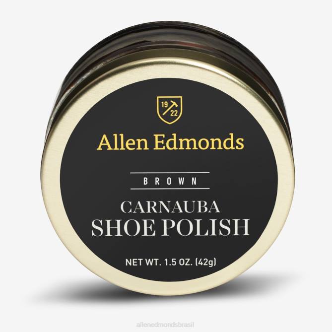 Allen Edmonds unissex cera de carnaúba tamanho viagem 68T8D608 marrom