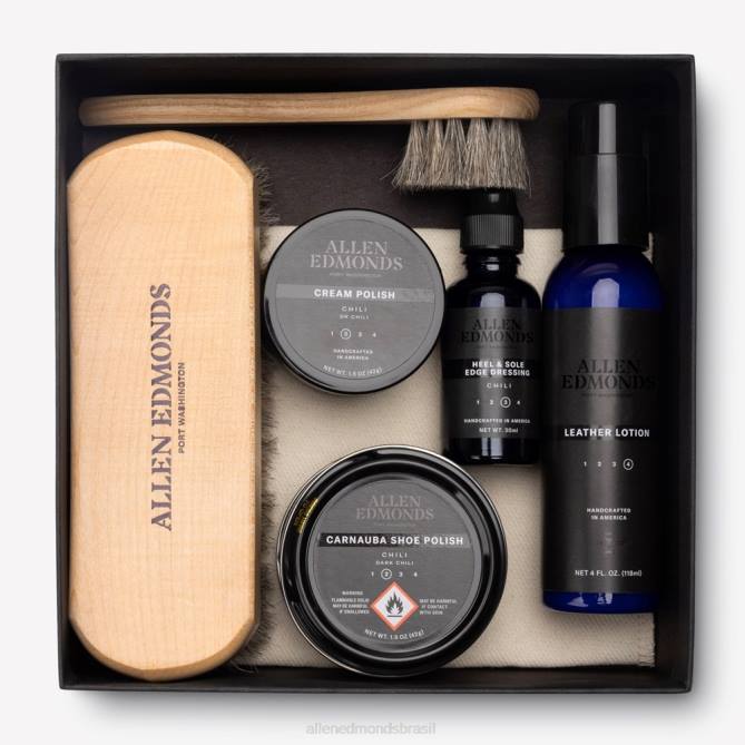 Allen Edmonds unissex kit de cuidado de sapato 68T8D631 Pimenta
