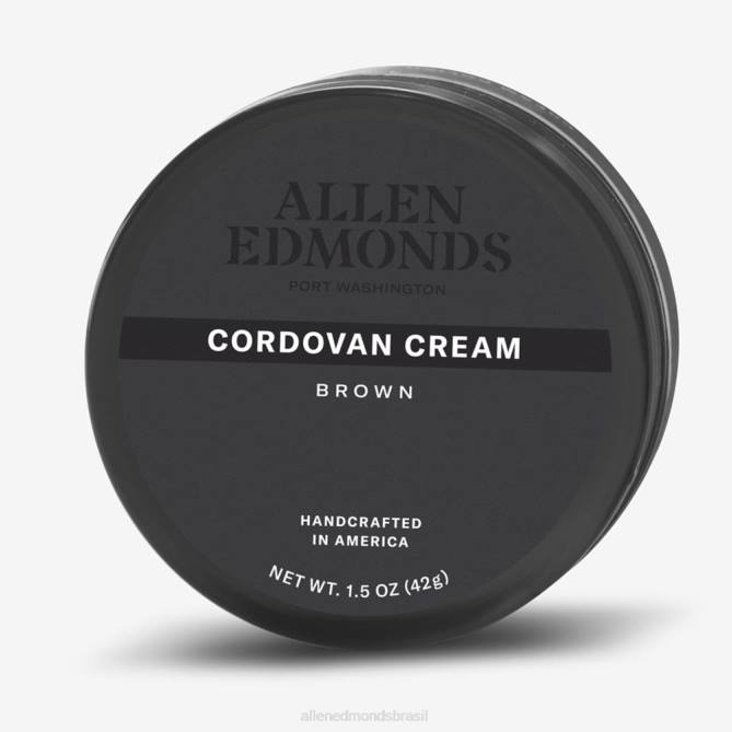 Allen Edmonds unissex polonês creme de cordovão 68T8D444 marrom