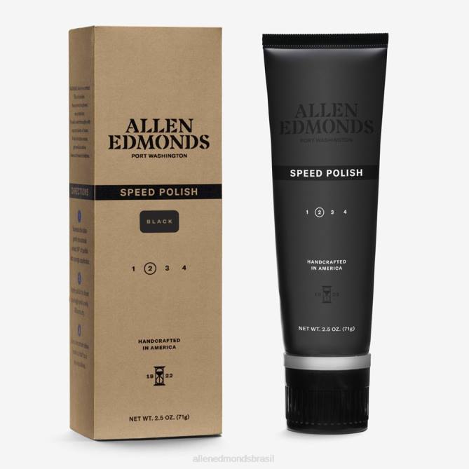 Allen Edmonds unissex polonês de velocidade 68T8D609 preto