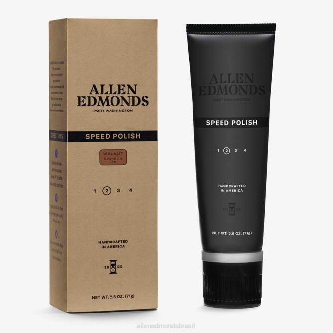 Allen Edmonds unissex polonês de velocidade 68T8D610 noz marrom
