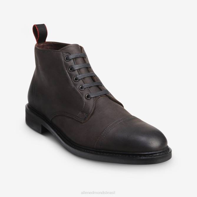 Allen Edmonds homens Bota patton cap toe com solado de borracha dainite 68T8D115 cinza