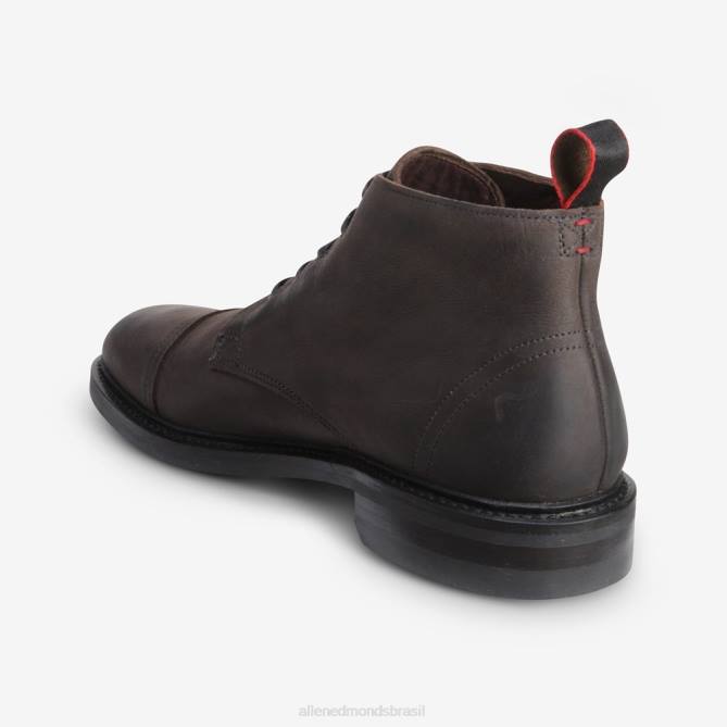 Allen Edmonds homens Bota patton cap toe com solado de borracha dainite 68T8D115 cinza