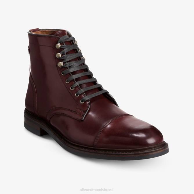Allen Edmonds homens Landon Shell Cordovan Bota social bico fino 68T8D337 bordô de cordovão