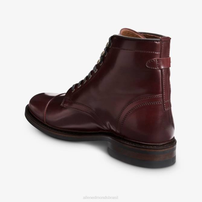 Allen Edmonds homens Landon Shell Cordovan Bota social bico fino 68T8D337 bordô de cordovão