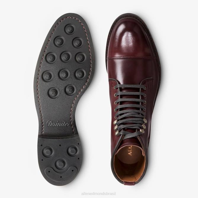 Allen Edmonds homens Landon Shell Cordovan Bota social bico fino 68T8D337 bordô de cordovão