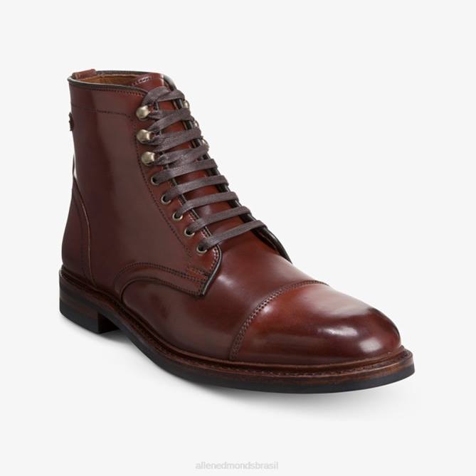 Allen Edmonds homens Landon Shell Cordovan Bota social bico fino 68T8D338 pimentão cordovan