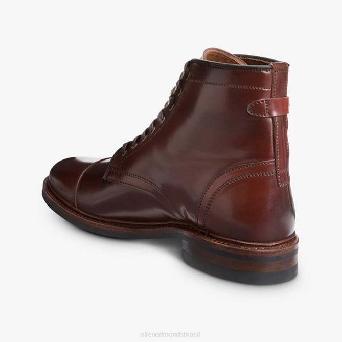 Allen Edmonds homens Landon Shell Cordovan Bota social bico fino 68T8D338 pimentão cordovan