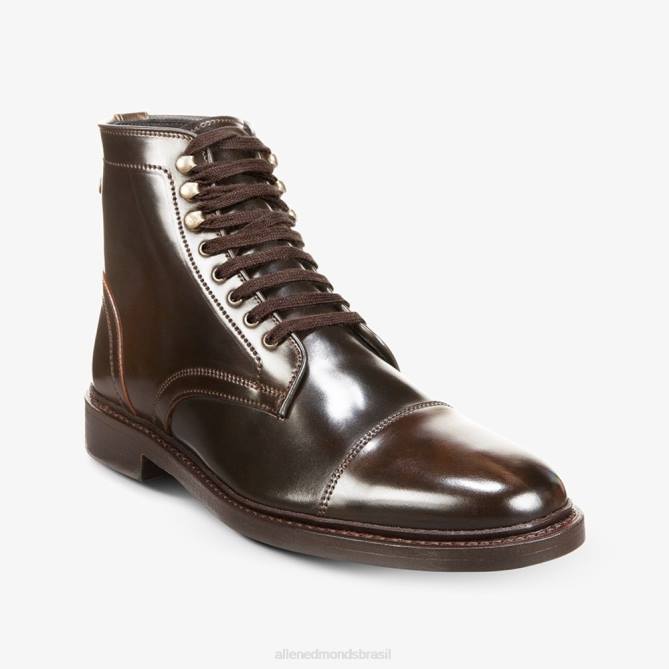 Allen Edmonds homens Landon Shell Cordovan Bota social bico fino 68T8D339 marrom