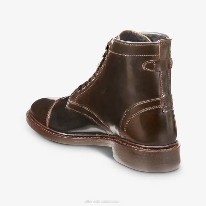 Allen Edmonds homens Landon Shell Cordovan Bota social bico fino 68T8D339 marrom