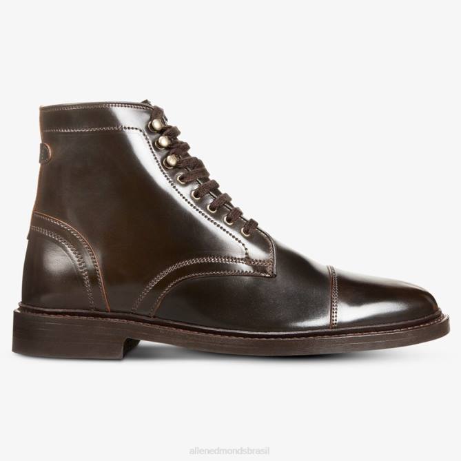 Allen Edmonds homens Landon Shell Cordovan Bota social bico fino 68T8D339 marrom