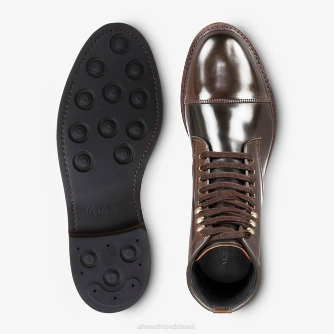 Allen Edmonds homens Landon Shell Cordovan Bota social bico fino 68T8D339 marrom