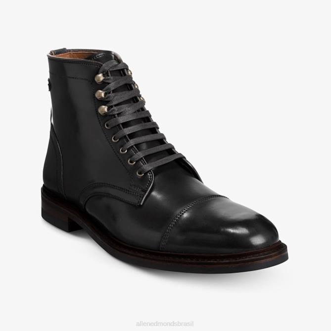 Allen Edmonds homens Landon Shell Cordovan Bota social bico fino 68T8D54 cordovão preto