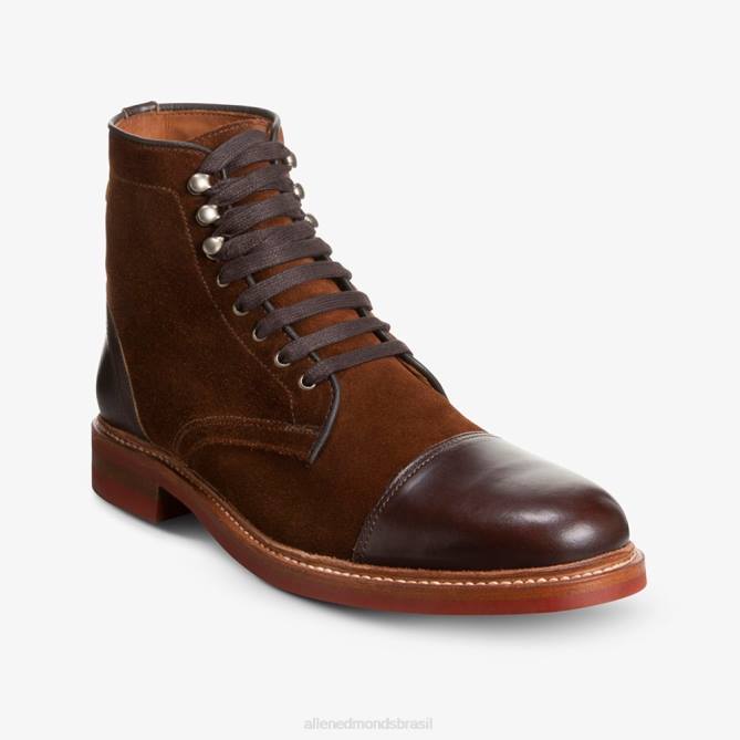 Allen Edmonds homens Landon bota bico fino 68T8D365 camurça marrom rapé