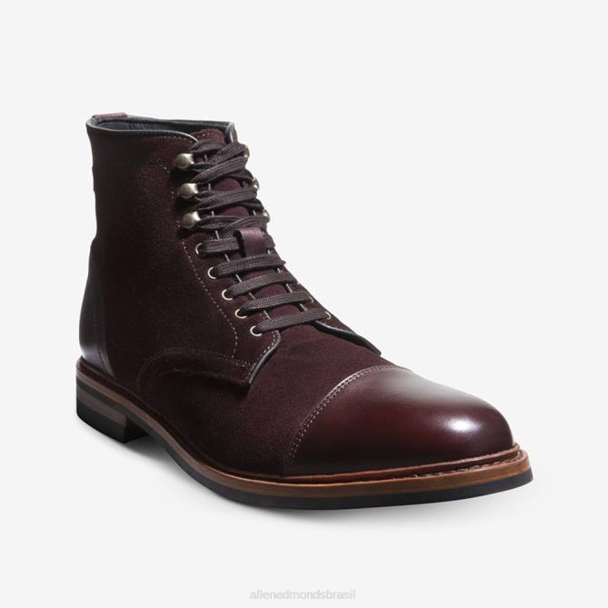 Allen Edmonds homens Landon bota bico fino 68T8D367 camurça bordô