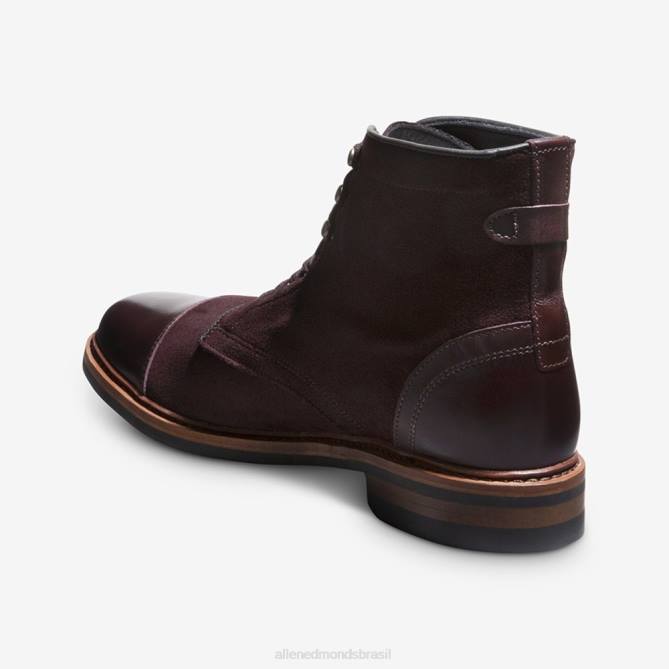 Allen Edmonds homens Landon bota bico fino 68T8D367 camurça bordô