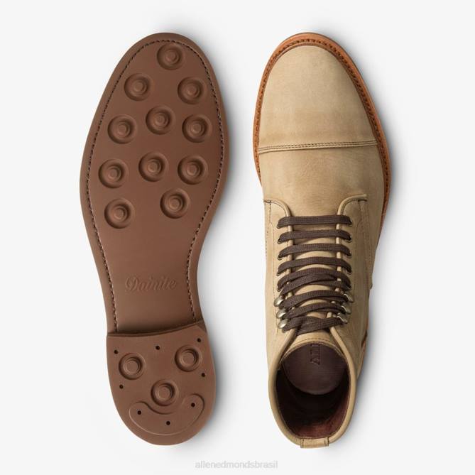 Allen Edmonds homens Landon bota bico fino 68T8D64 camurça marrom claro