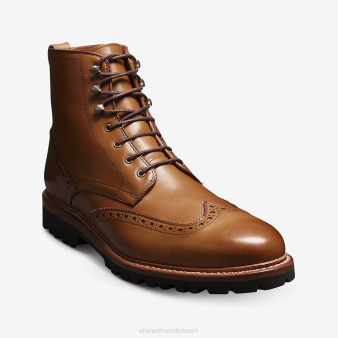 Allen Edmonds homens bota astor ponta de asa 68T8D147 noz