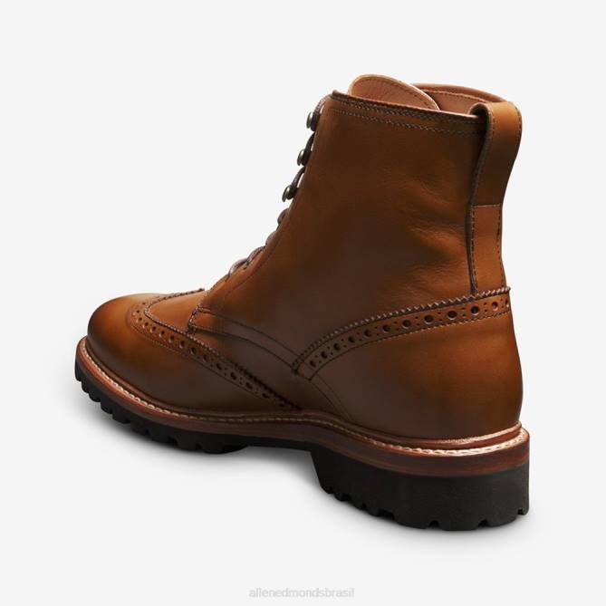 Allen Edmonds homens bota astor ponta de asa 68T8D147 noz