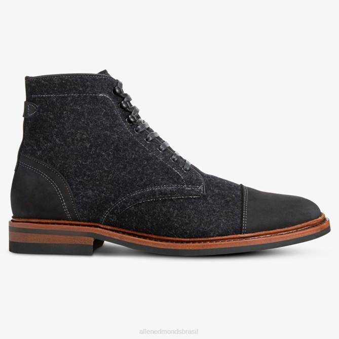 Allen Edmonds homens bota bico fino de lã landon 68T8D65 cinza