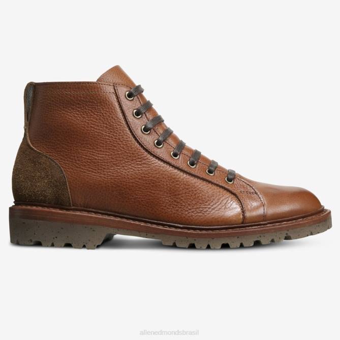 Allen Edmonds homens bota com cadarço discovery 68T8D123 conhaque
