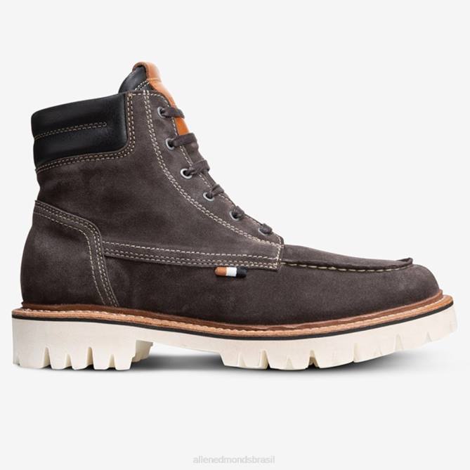 Allen Edmonds homens bota com cadarço silverlake 68T8D98 camurça cinza