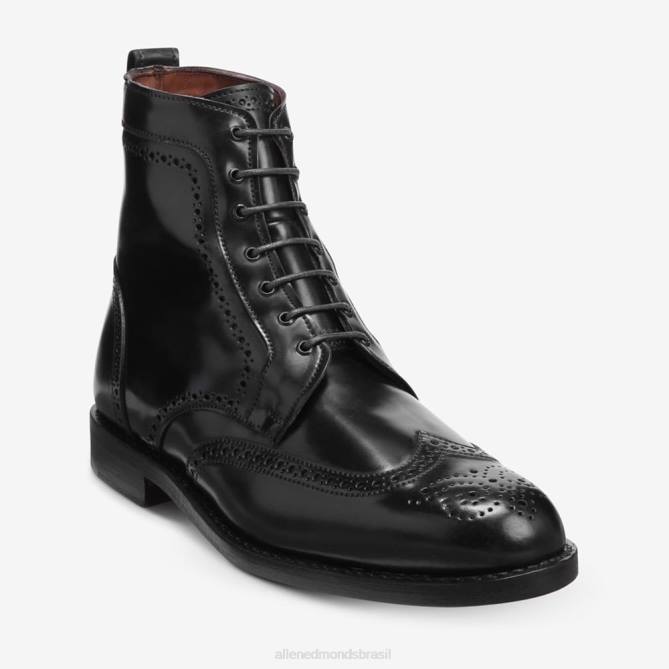 Allen Edmonds homens bota cordovan dalton shell 68T8D141 cordovão preto