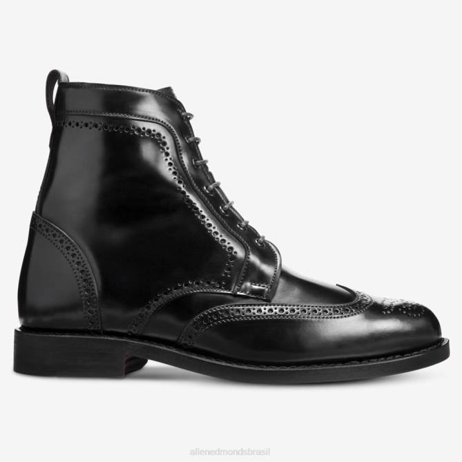 Allen Edmonds homens bota cordovan dalton shell 68T8D141 cordovão preto